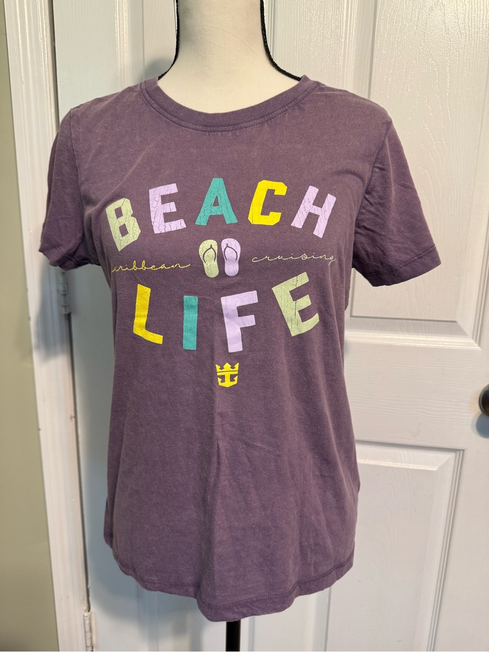 Beach Life Short Sleeve Tee - Purple